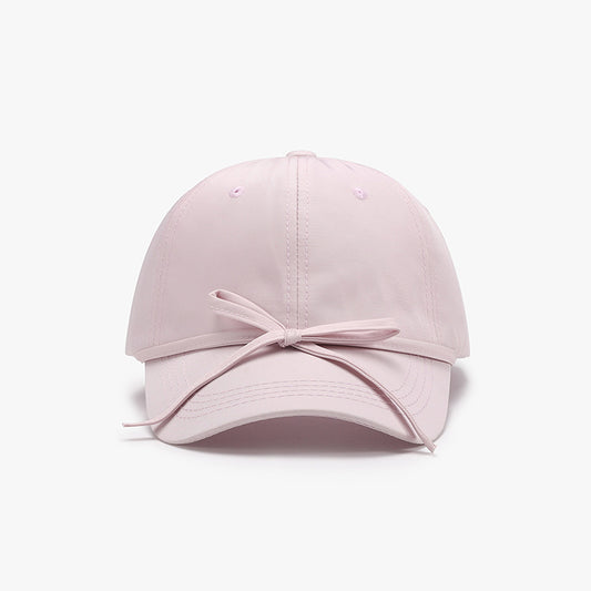 Tied Bow Cotton Baseball Cap