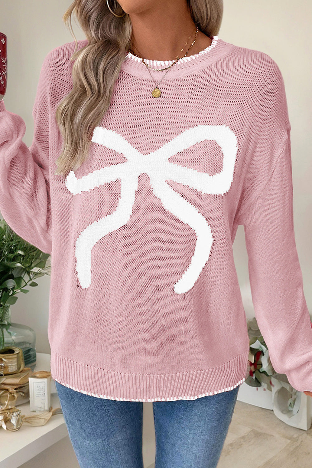 Bow Knit Sweater