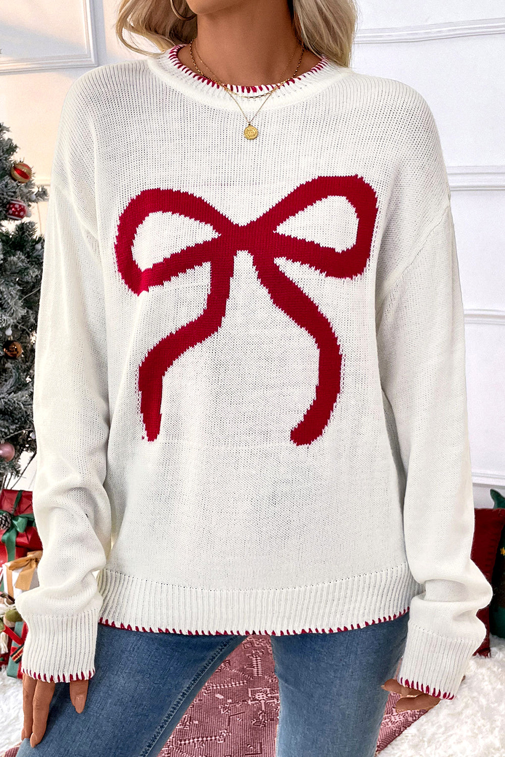 Bow Knit Sweater