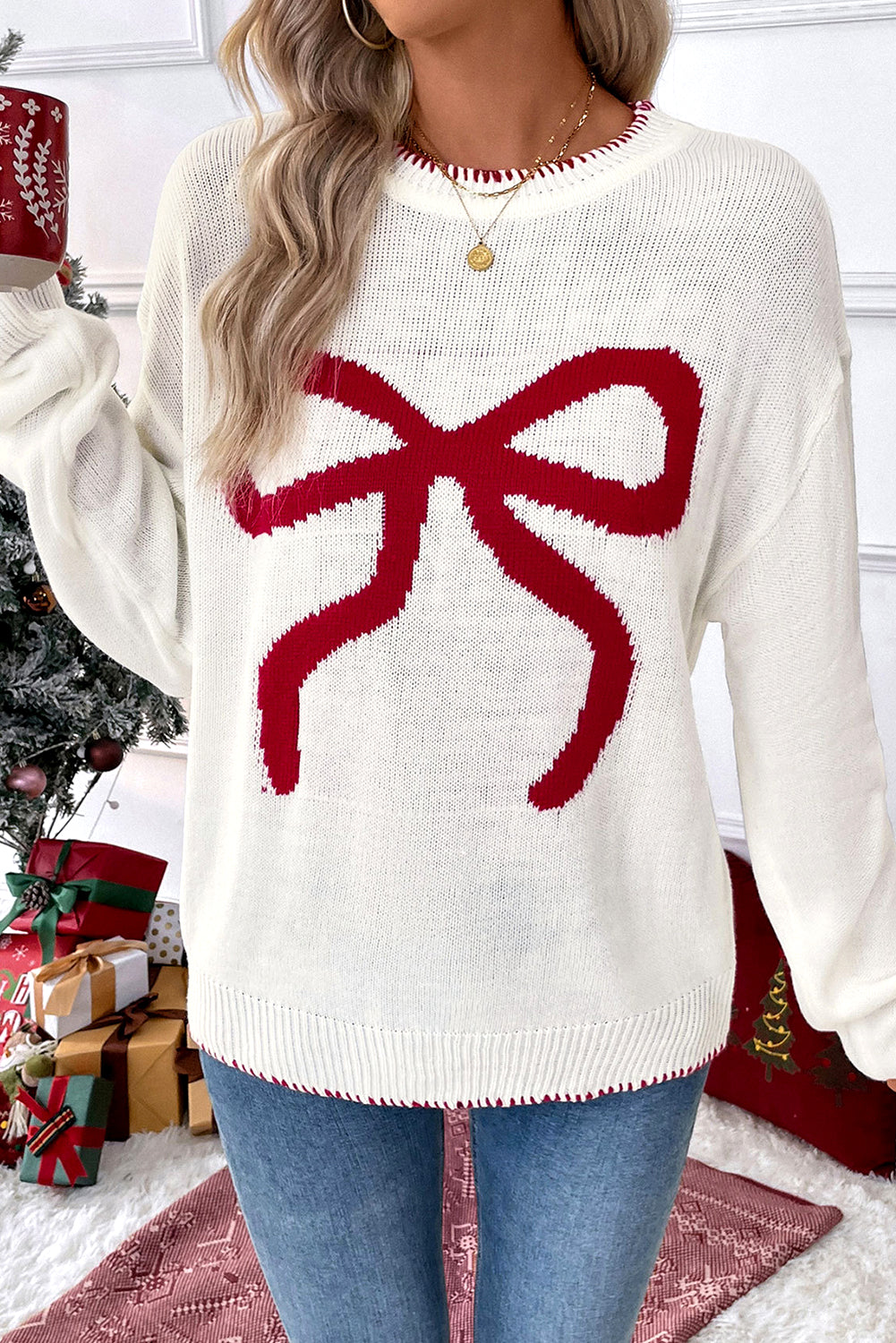 Bow Knit Sweater